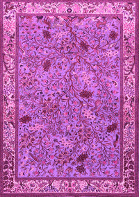 Animal Pink Traditional Rug, tr2196pnk