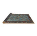 Sideview of Traditional Bakers Brown Animal Rug, tr2197