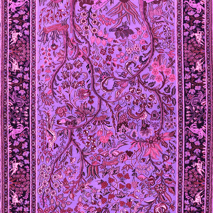 Machine Washable Animal Pink Traditional Rug, wshtr2197pnk