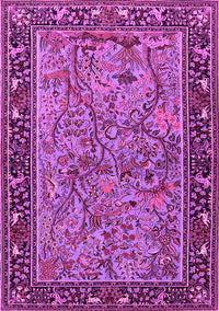 Animal Pink Traditional Rug, tr2197pnk