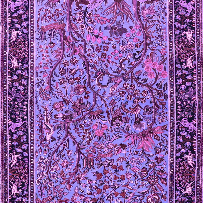 Animal Purple Traditional Rug, tr2197pur