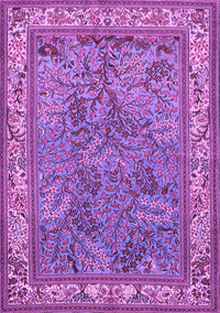 Animal Purple Traditional Rug, tr2198pur