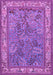 Animal Purple Traditional Rug, tr2198pur