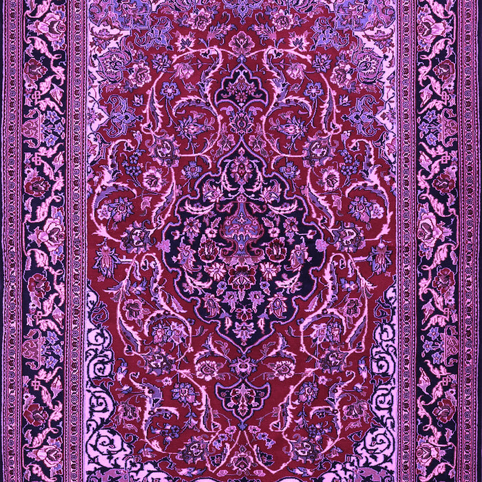 Medallion Purple Traditional Rug, tr2199pur