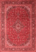 Medallion Red Traditional Area Rugs