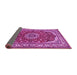 Sideview of Medallion Pink Traditional Rug, tr21pnk