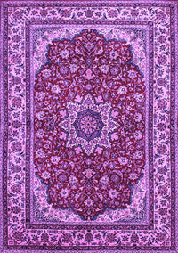 Medallion Purple Traditional Rug, tr21pur