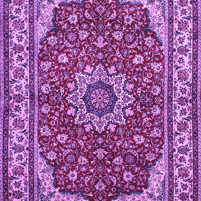 Medallion Purple Traditional Rug, tr21pur