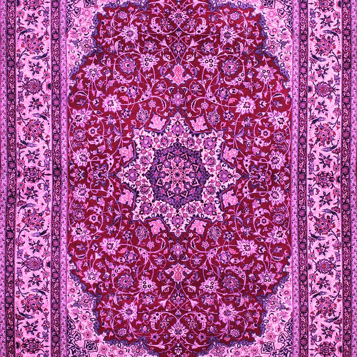 Medallion Pink Traditional Rug, tr21pnk
