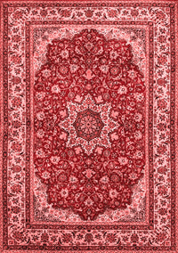 Medallion Red Traditional Rug, tr21red