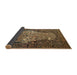 Sideview of Traditional Bakers Brown Persian Rug, tr22