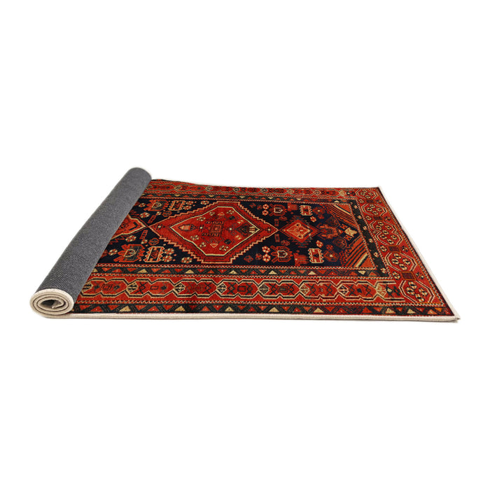 Sideview of Traditional Red Persian Rug, tr220
