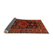 Sideview of Traditional Red Persian Rug, tr220