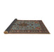 Sideview of Traditional Bakers Brown Animal Rug, tr2200