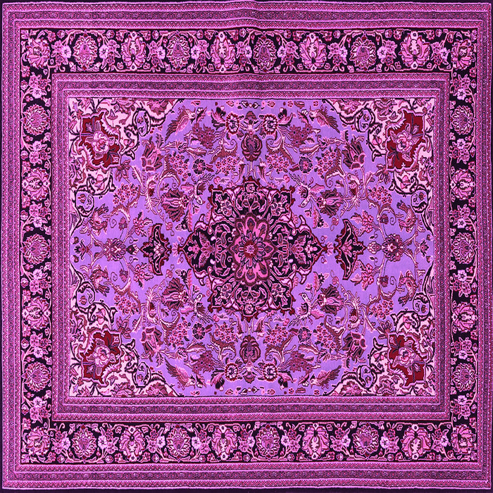 Square Animal Pink Traditional Rug, tr2200pnk