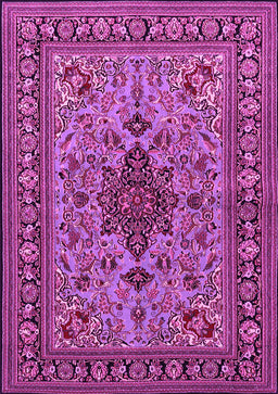 Animal Pink Traditional Rug, tr2200pnk