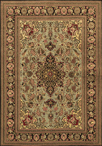 Animal Brown Traditional Rug, tr2200brn