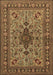 Animal Brown Traditional Rug, tr2200brn