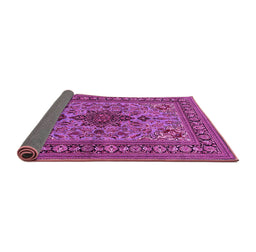 Sideview of Animal Pink Traditional Rug, tr2200pnk