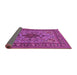 Sideview of Animal Pink Traditional Rug, tr2200pnk