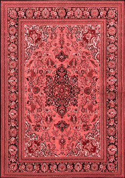 Animal Red Traditional Area Rugs