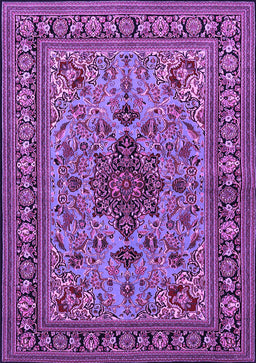 Animal Purple Traditional Rug, tr2200pur