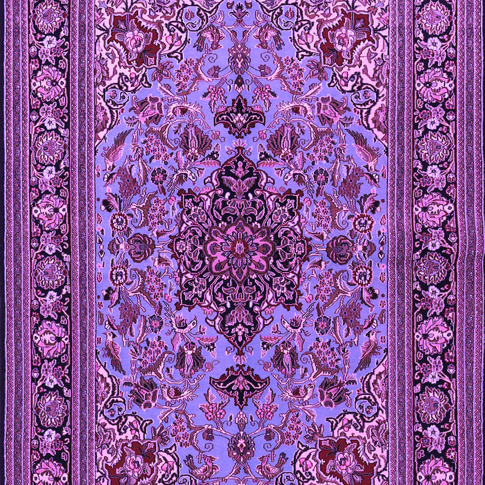 Animal Purple Traditional Rug, tr2200pur