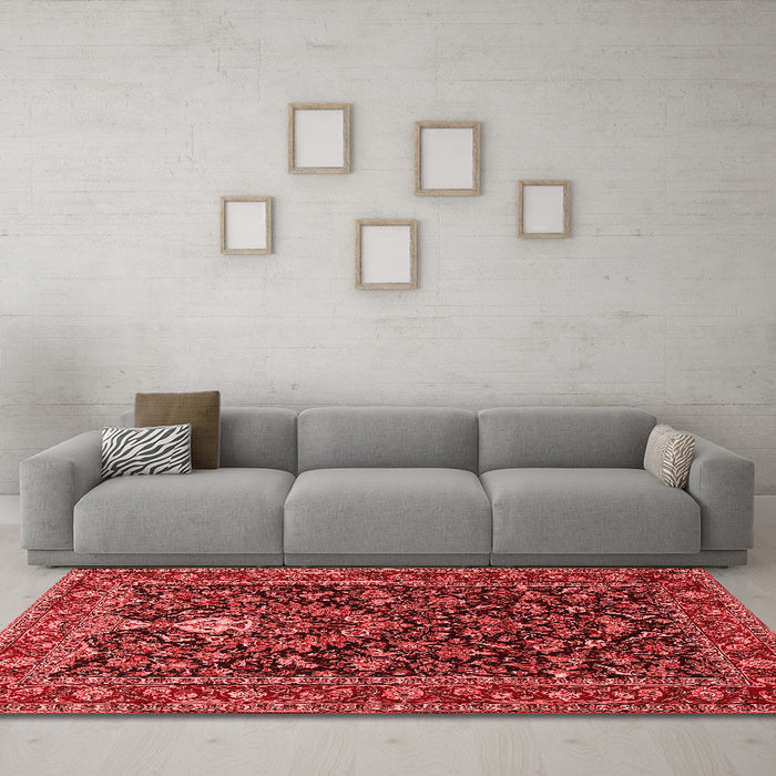 Traditional Red Washable Rugs