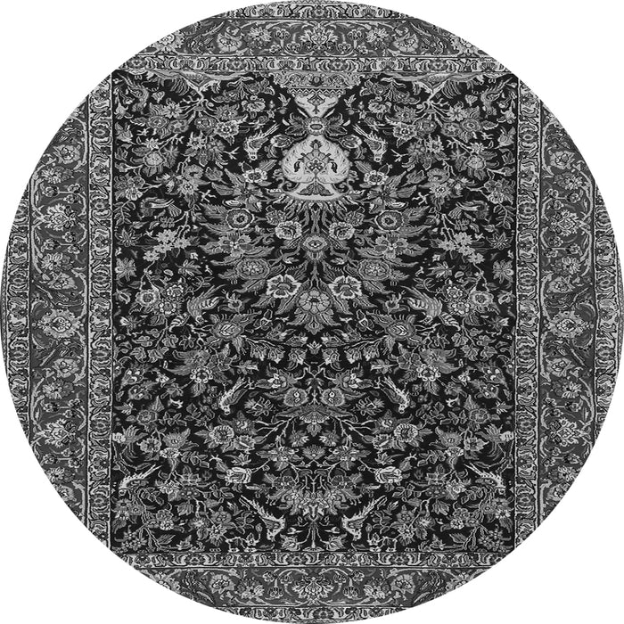 Square Persian Gray Traditional Rug, tr2201gry