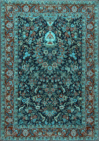 Persian Light Blue Traditional Rug, tr2201lblu