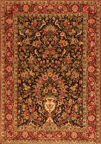 Persian Orange Traditional Rug, tr2201org