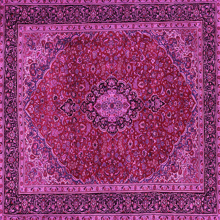 Square Medallion Pink Traditional Rug, tr2202pnk