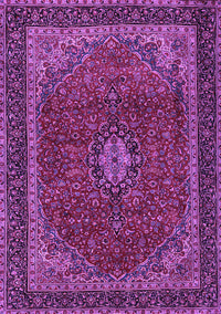 Medallion Purple Traditional Rug, tr2202pur