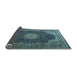 Sideview of Medallion Light Blue Traditional Rug, tr2203lblu