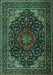 Persian Turquoise Traditional Rug, tr2204turq