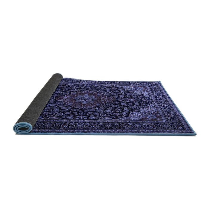 Sideview of Persian Blue Traditional Rug, tr2204blu