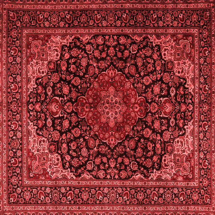Machine Washable Persian Red Traditional Rug, wshtr2204red