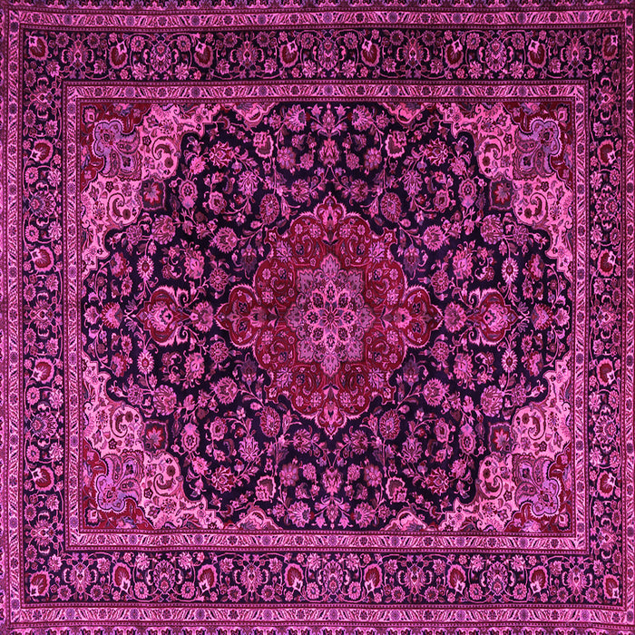 Square Persian Pink Traditional Rug, tr2204pnk