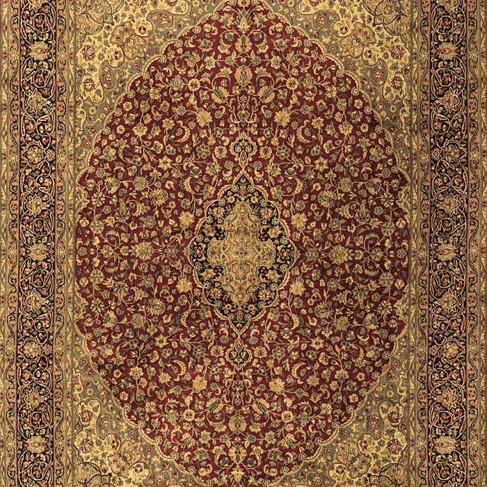 Machine Washable Persian Brown Traditional Rug, wshtr2205brn