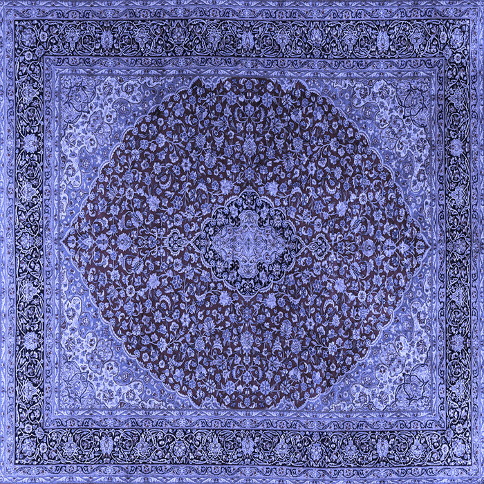 Square Persian Blue Traditional Rug, tr2205blu