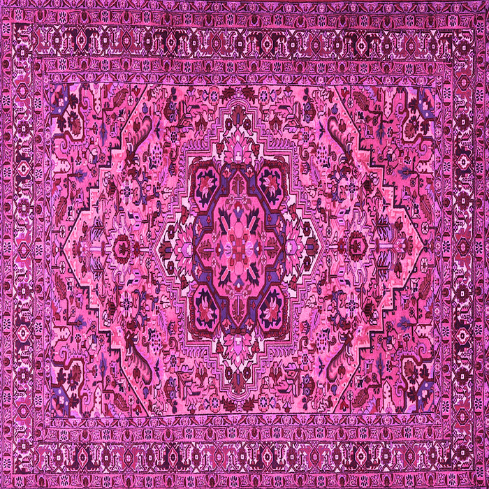 Square Persian Pink Traditional Rug, tr2206pnk