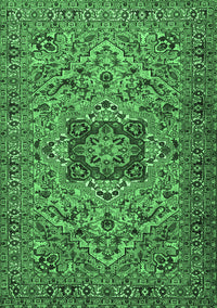 Persian Emerald Green Traditional Rug, tr2206emgrn