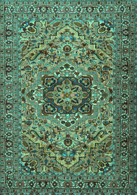 Persian Turquoise Traditional Rug, tr2206turq