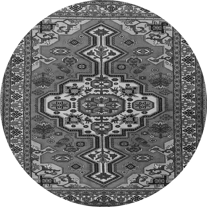 Square Persian Gray Traditional Rug, tr2207gry