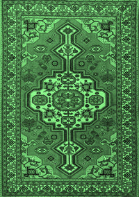 Persian Emerald Green Traditional Rug, tr2207emgrn