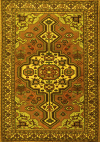 Persian Yellow Traditional Rug, tr2207yw