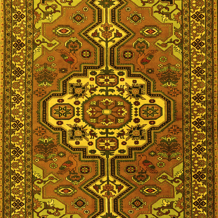 Persian Yellow Traditional Rug, tr2207yw
