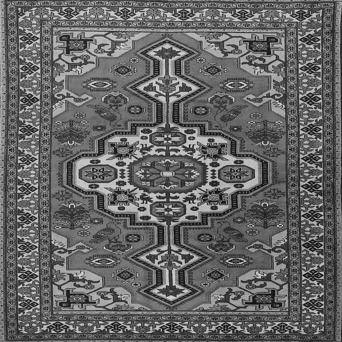 Serging Thickness of Persian Gray Traditional Rug, tr2207gry