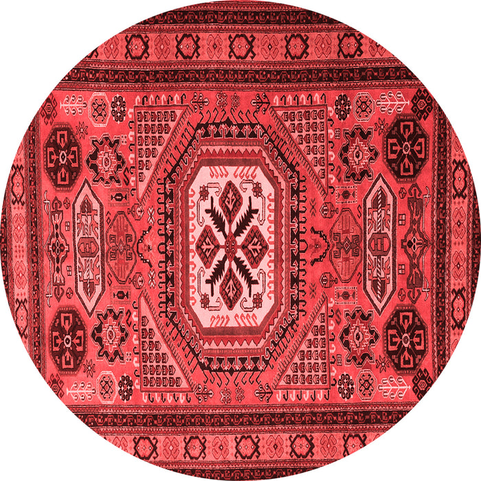 Machine Washable Persian Red Traditional Rug, wshtr2208red