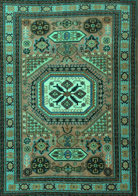 Persian Turquoise Traditional Rug, tr2208turq